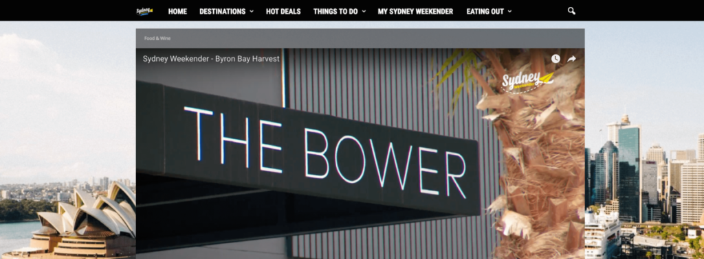 IN THE MEDIA: The Bower / Sydney Weekender