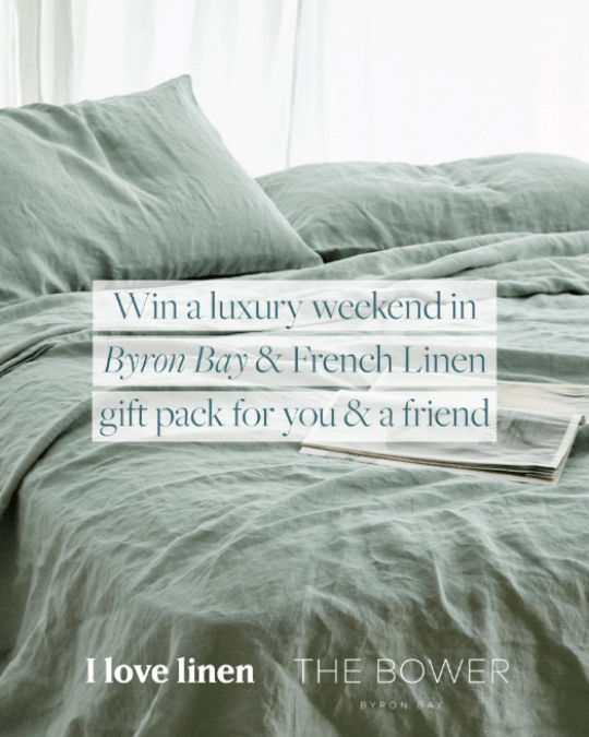 WIN: I Love Linen X The Bower Giveaway!